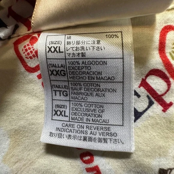 Walt Disney World Button Up Shirt XXL Mickey Mouse All Over Print - Picture 3 of 4